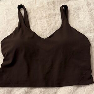 Lululemon Align Tank Top Size 14 in Brown Espresso